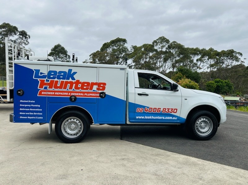 Leak Hunters Ute Servicing the Newcaslte Area