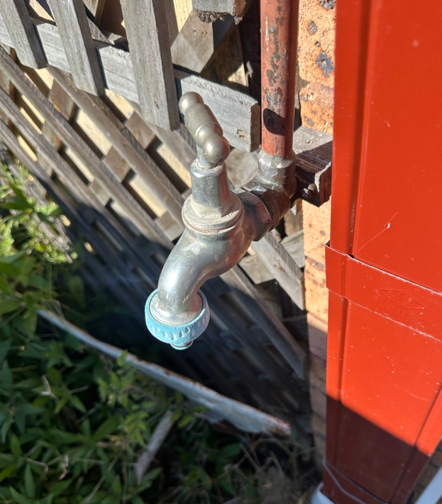 An outdoor tap