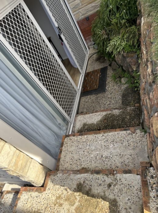 Repair beside garden