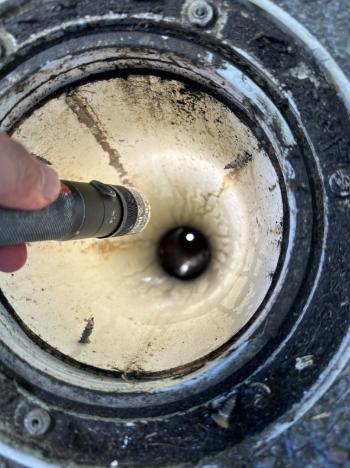 Subfloor leak pipe cleaning
