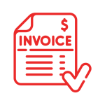 Icon of an invoice