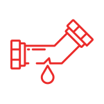 leaking pipe icon