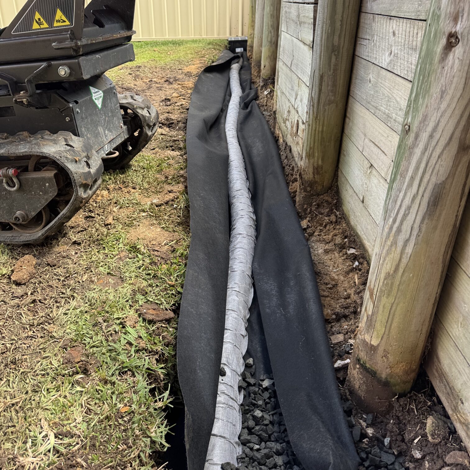 Subsoil Drainage completed in Newcastle
